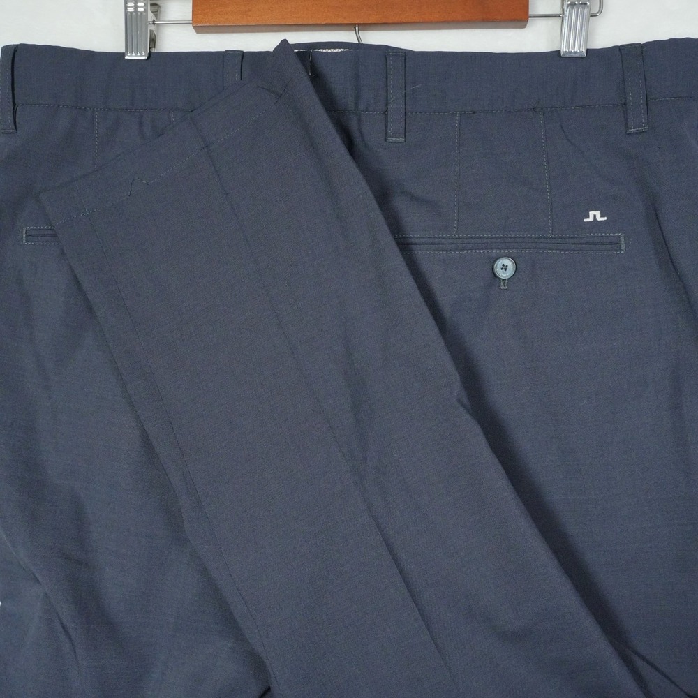 J.‎ Lindeberg Dress Pants Men's Size Actual 38X28 Navy Nicolas Stretch Wool Slim